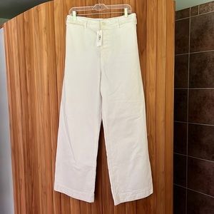 JESSE KAMM - SAILOR PANTS - SALT WHITE - SIZE 12